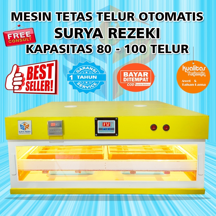 mesin tetas telur full otomatis / mesin penetas telur otomatis kapasitas 100 telur