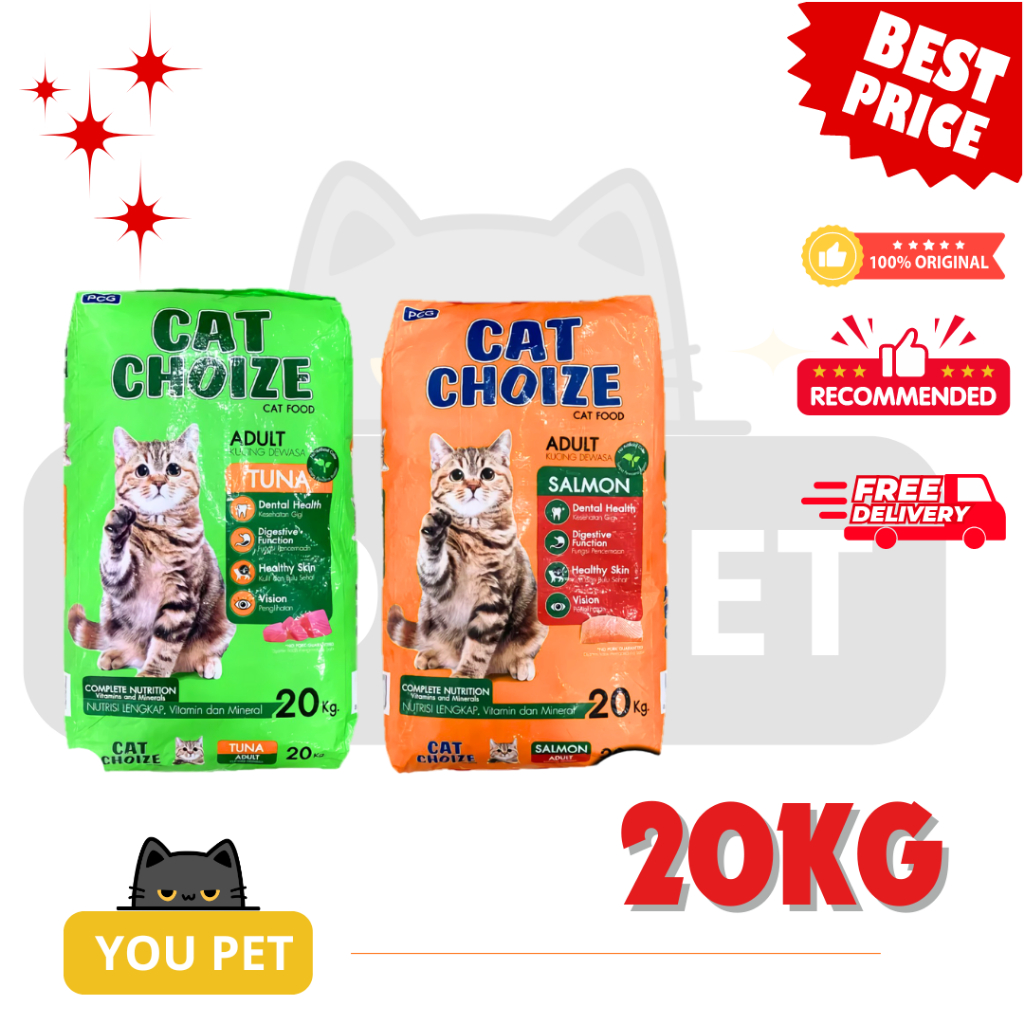 CAT CHOIZE TUNA & SALMON ADULT 20KG / EKSPEDISI