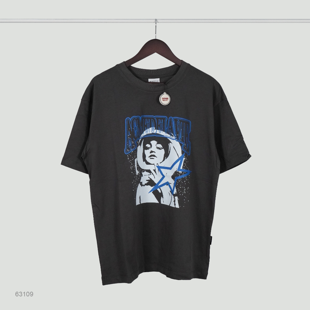 Tshirt ADLV Acme De La Vie Astronaut Artwork Charcoal Grey Tee