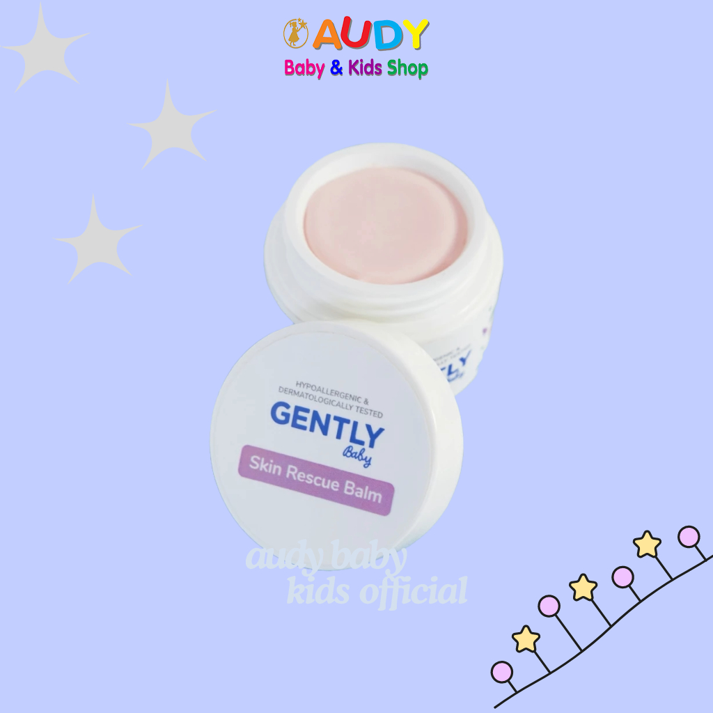 AUDY BABY - GENTLY SKIN RESCUE BALM 14g | BABY MOISTURIZER | KRIM PELEMBAB | SKINCARE ANAK