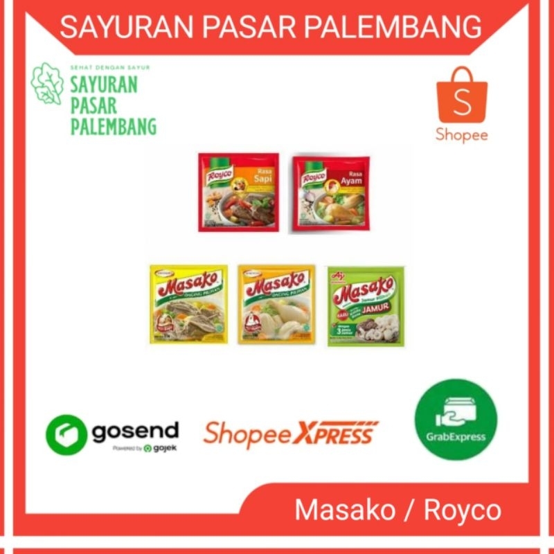 

Masako / Royco 1 Renceng - Sayuran Pasar Palembang