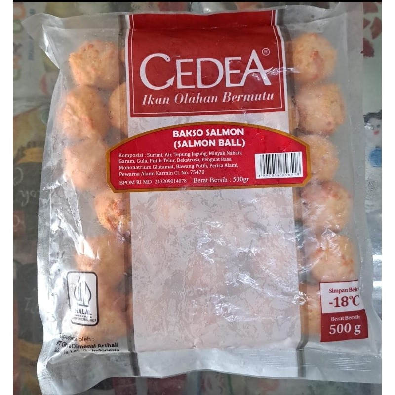 

CEDEA SALMON BALL FROZEN FOOD 500GR