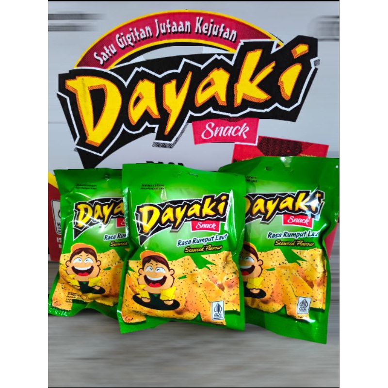 

DAYAKI SNACK RUMPUT LAUT / BALADO / TORTILA (1 PACK = 10 PCS)