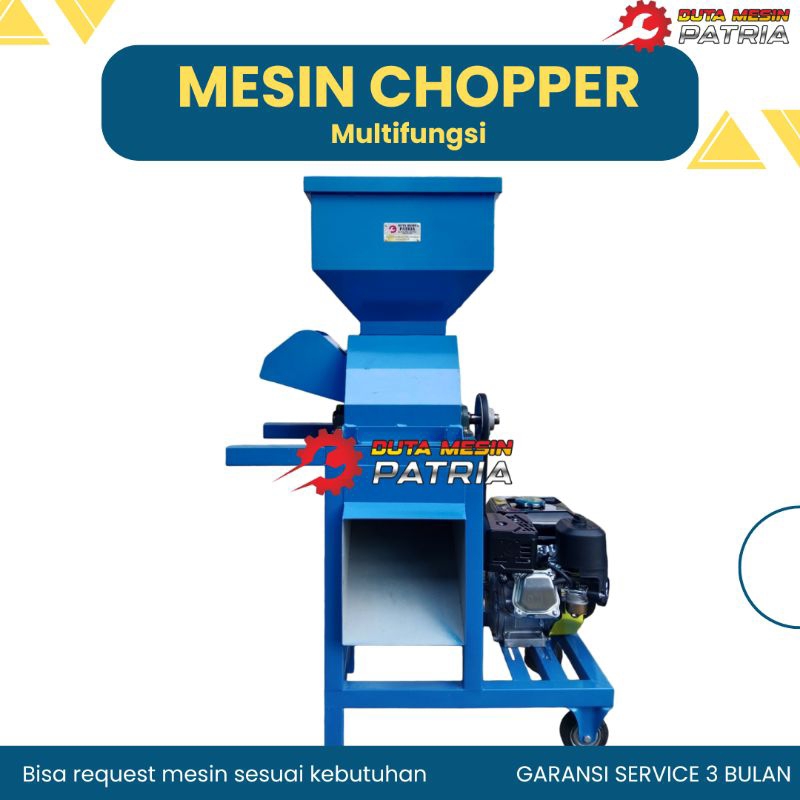 Mesin Cacah Rumput Chopper Multifungsi