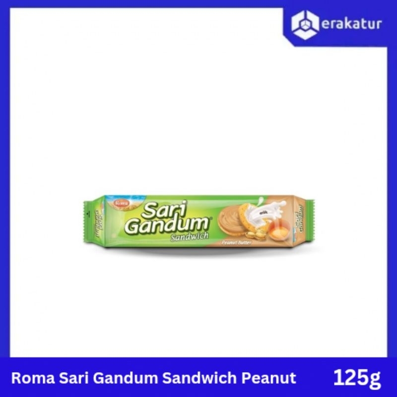 

Roma Sari Gandum Peanut 108 gr