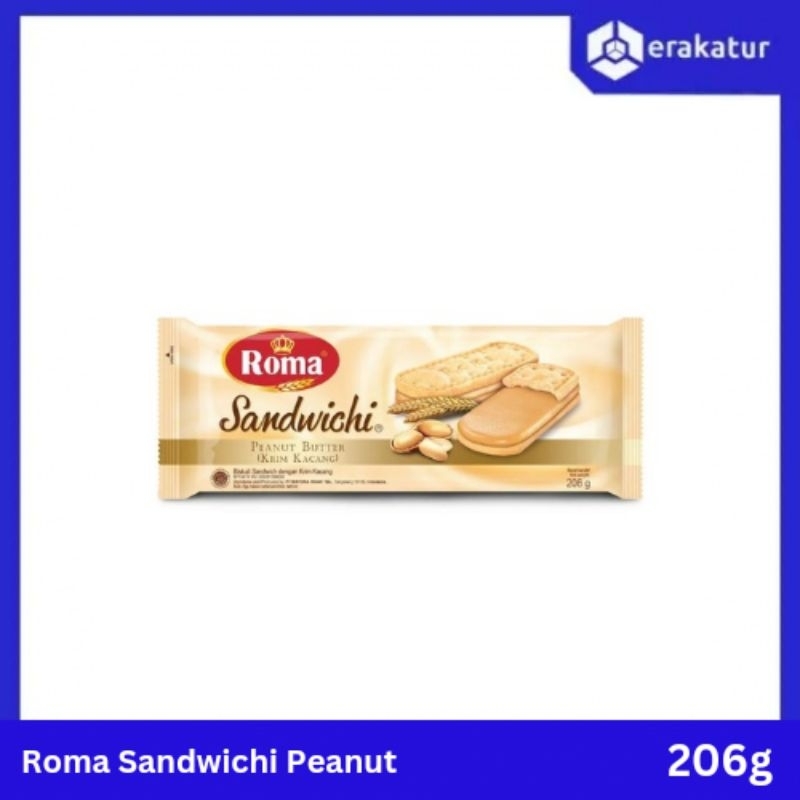 

Biskuit Roma Sandwichi Peanut 206 gr