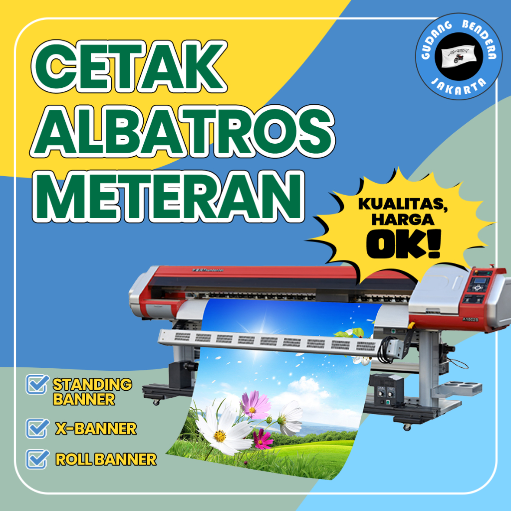 

CETAK ALBATROS METERAN MURAH TERMURAH