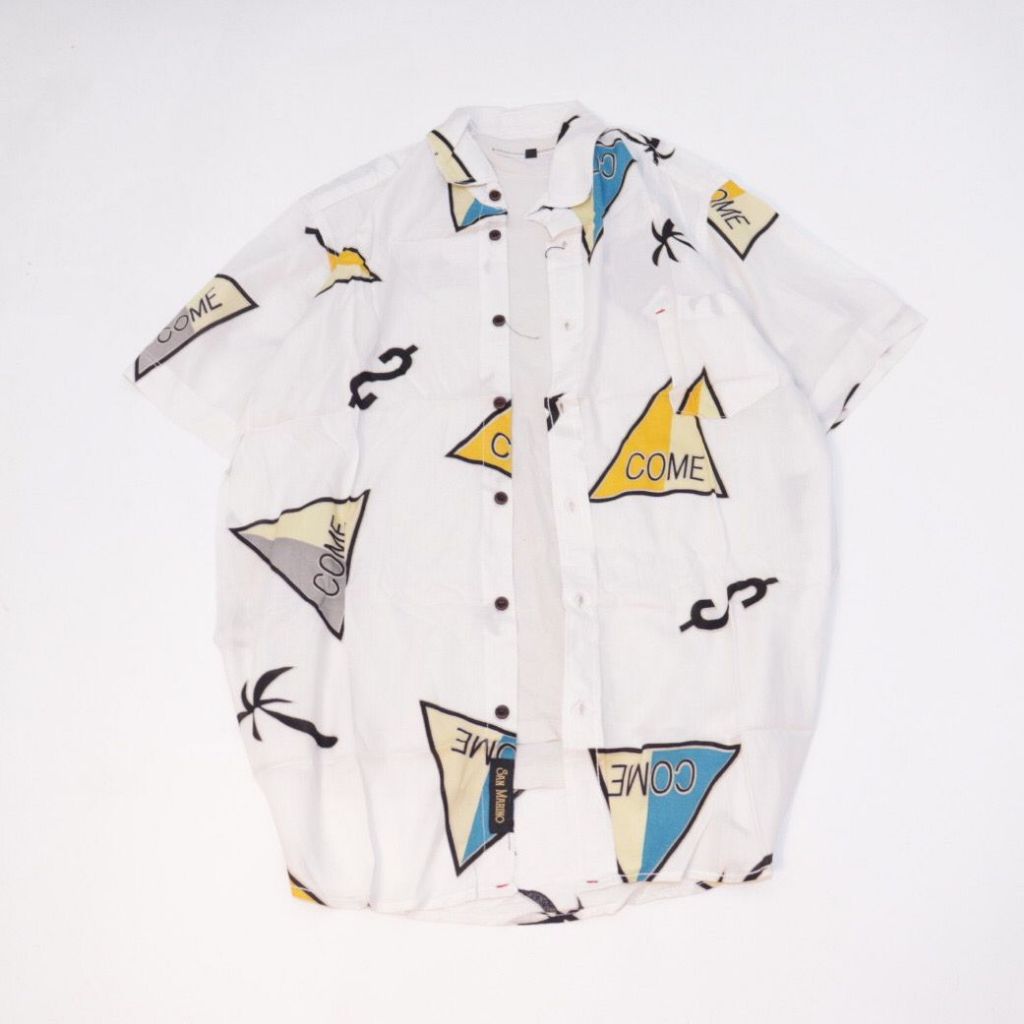 WEDE KEMEJA PRINTING RAYON MOTIF ABSTRAK