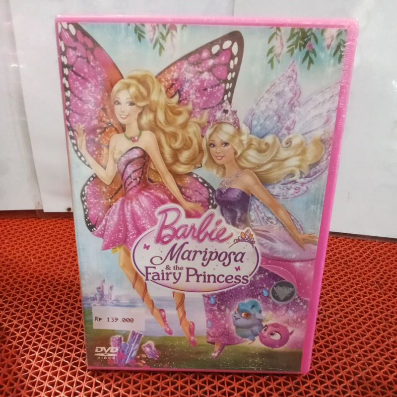 DVD Barbie Mariposa & the Fairy Princess 100% ORIGINAL ASLI