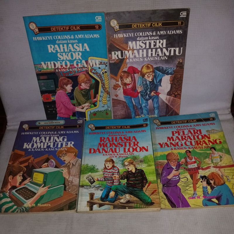 NOVEL DETEKTIF CILIK HAWKEYE COLLINS & AMY ADAMS DALAM KASUS