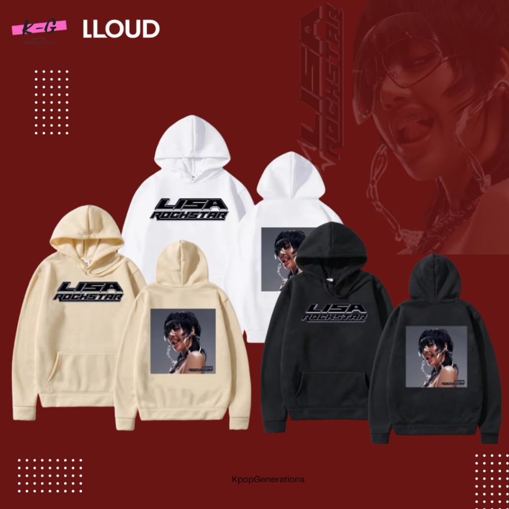 Hoodie Lisa Blackpink Rockstar Terbaru