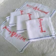 Handuk Putih Good Morning//Handuk Salon//Handuk Olah Raga Putih