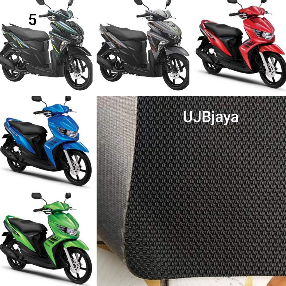 Kulit Jok Motor  Mio Soul GT 115 / Mio Soul GT 125 Standar / Bahan Ori Sarung Jok Motor  Mio Soul GT