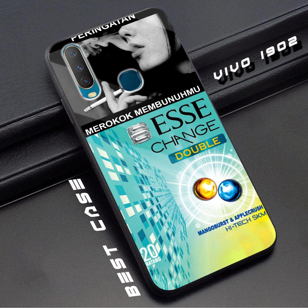 Case VIVO 1902 - Casing Hp VIVO 1902 - Motif ( ESSE ) - Silikon Hp  VIVO 1902 - Softcase Glass Kaca 