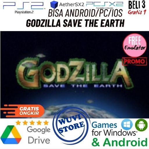 PS 2 Godzilla Save The Earth | Bisa di PC / Android / IOS Plus Emulator | Beli 3 Gratis 1