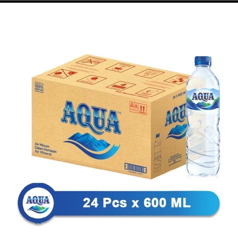 

Aqua Air Mineral 1 Dus isi 24 Botol @600ml