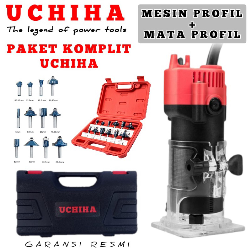 Mesin Router Profil Trimmer Kayu ukir 6mm uchiha trimer Mesin Ukir Kayu Uchiha