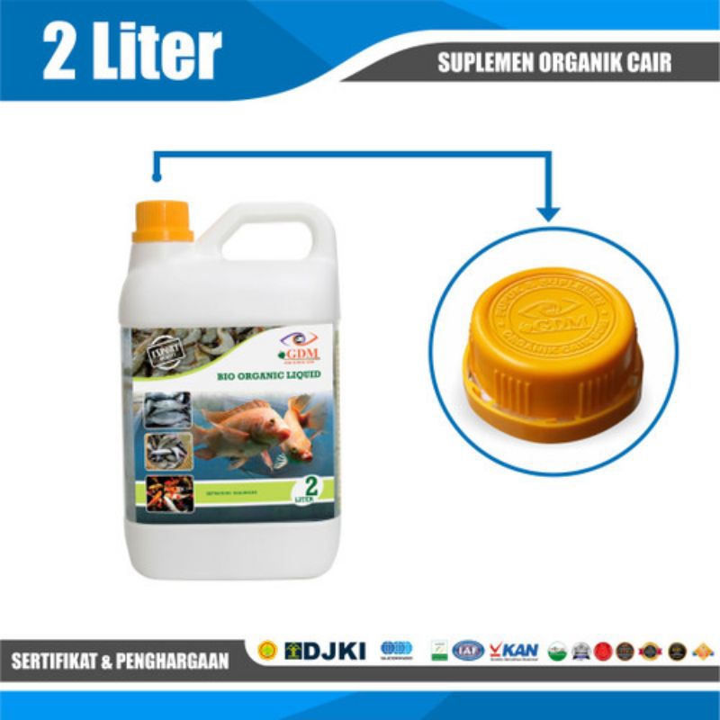 Suplemen Organik Cair Untuk Perikanan GDM 2 Liter
