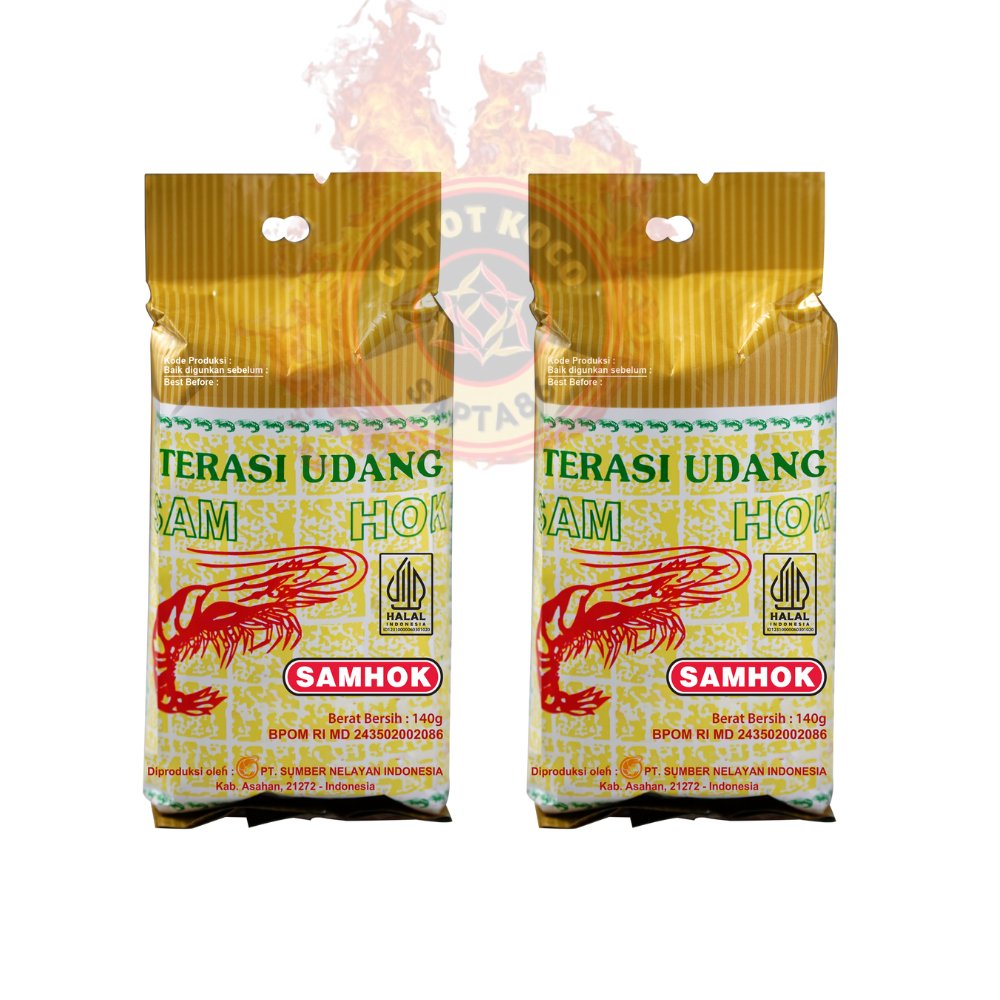 

TERASI SAMHOK 140g x 2 Bungkus - Udang Rebon 80%