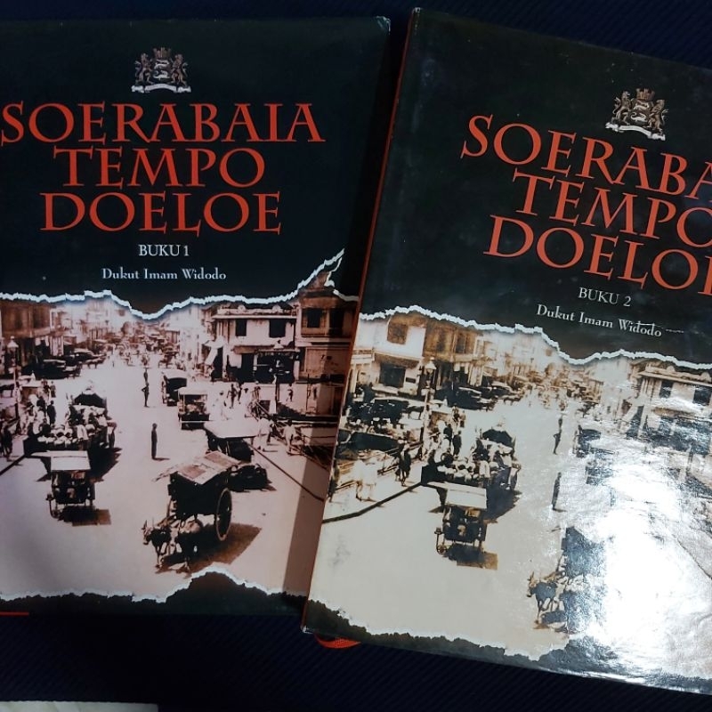 Buku Langka Original • Sepaket Lengkap Soerabaya Tempo Doeloe - Surabaya Tempo Dulu / DUKUT IMAM WID