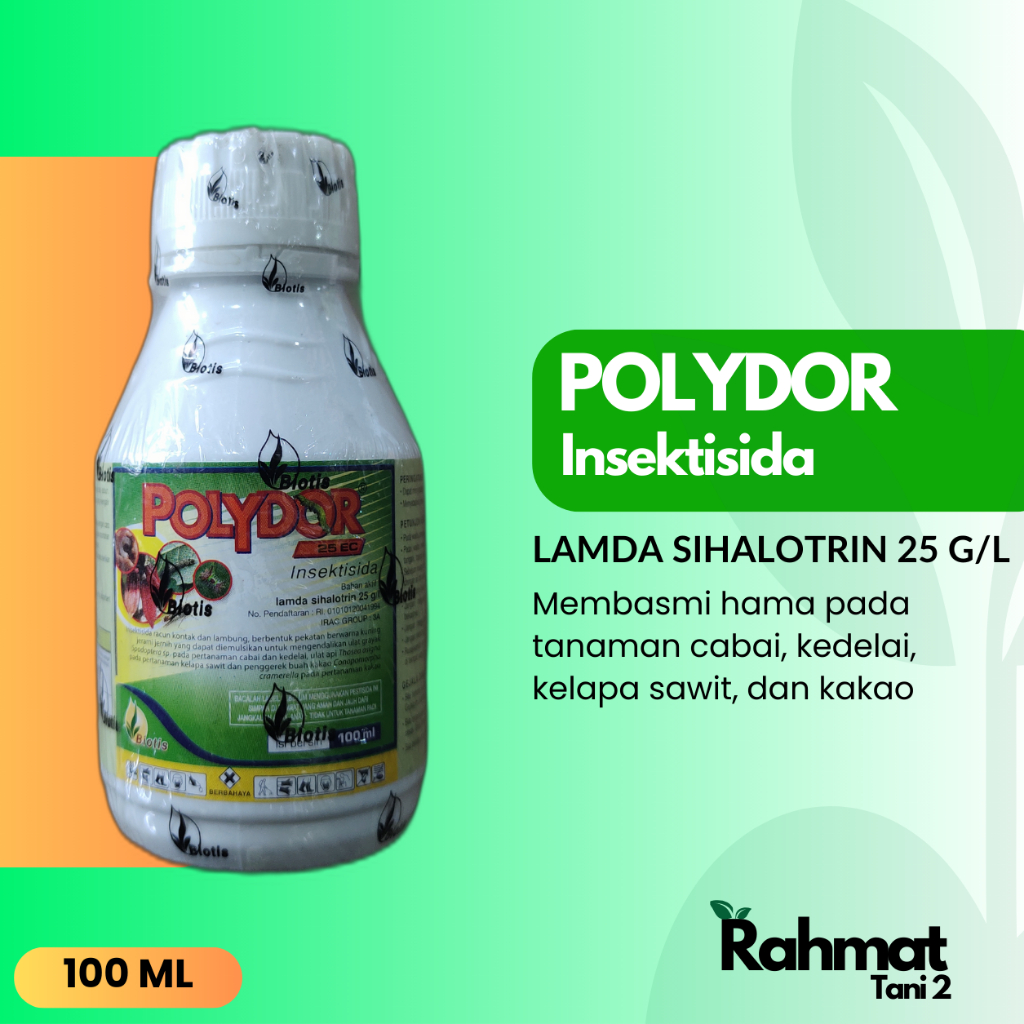 POLYDOR - Insektisida Pembasmi Hama Tanaman Cabai, Kedelai, Kelapa Sawit, dan Kakao (100 ml)