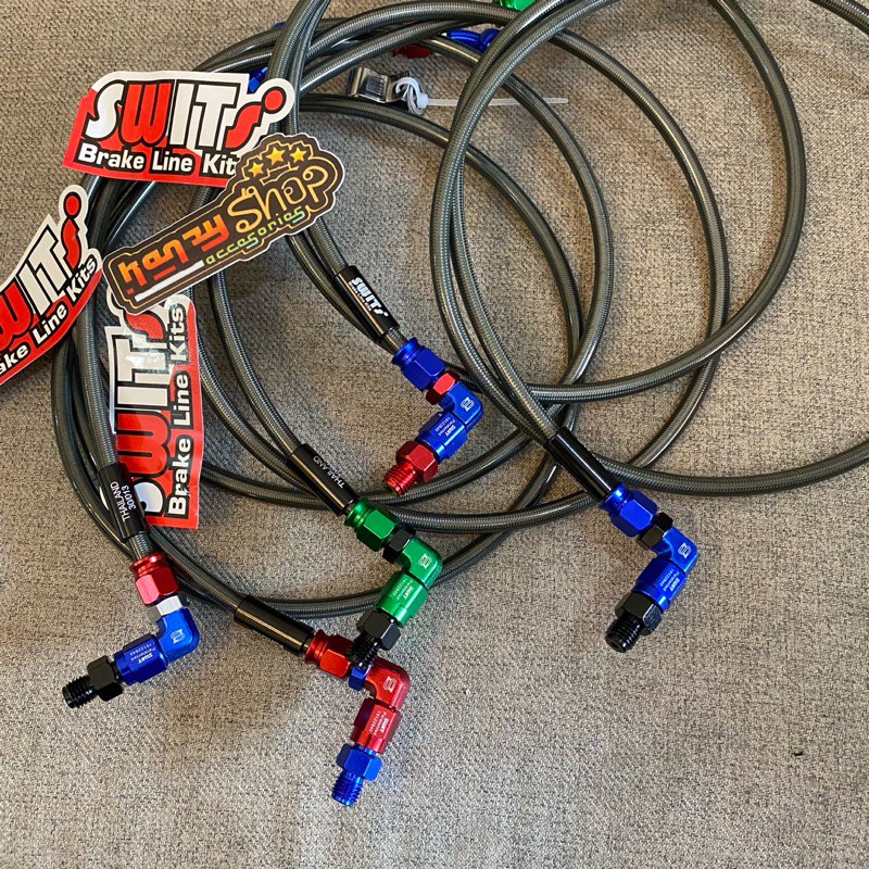 Selang Rem Swits 90 Drat 100cm Universal