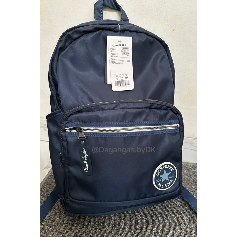 Tas Converse Backpack Vintage Original 100% Navy Blue (Limited)