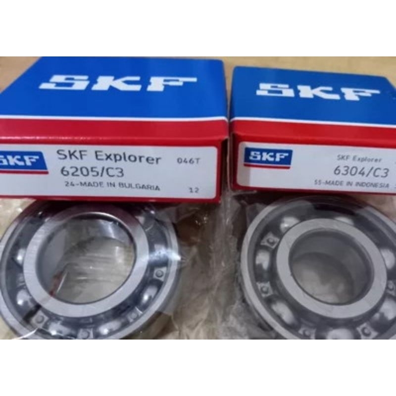 Bearing 6205 6304 skf asli laher kruk as rx king 1set