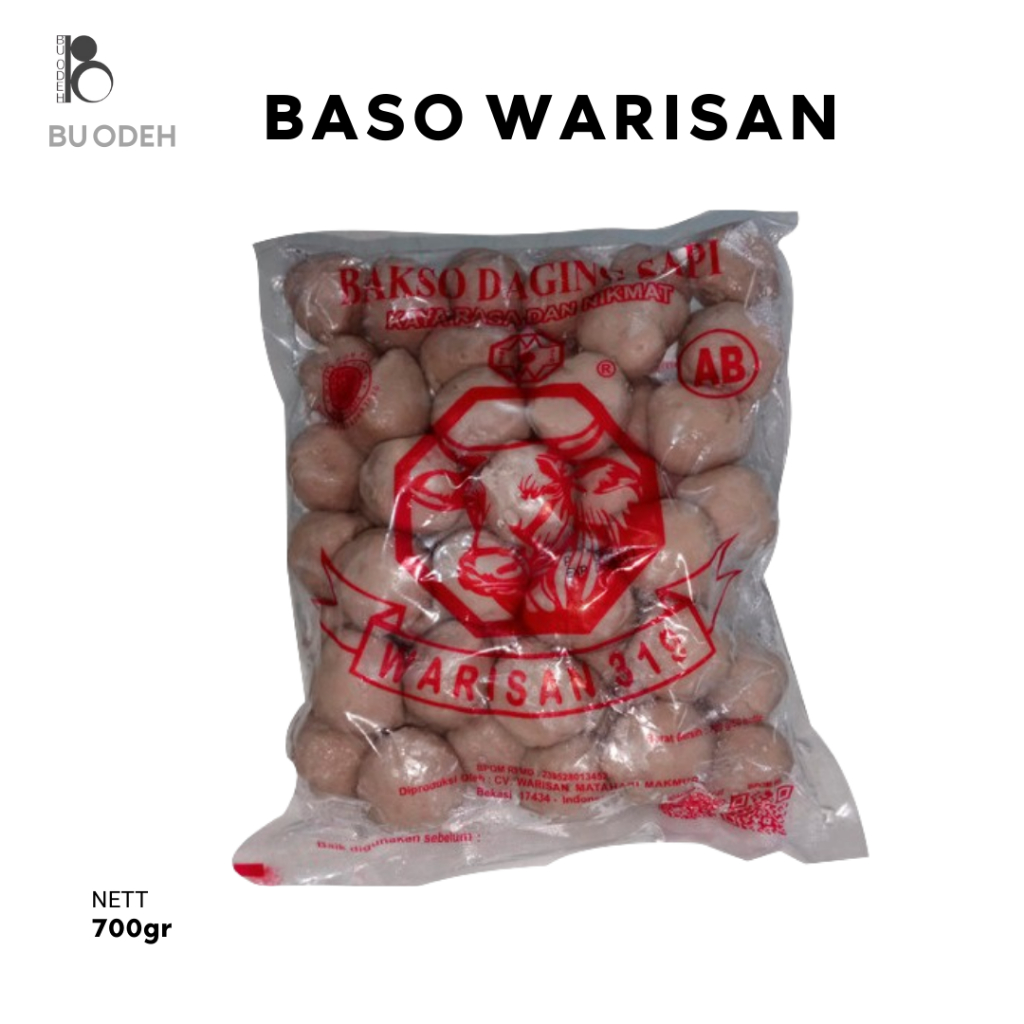 

Bakso warisan merah isi 25pcs
