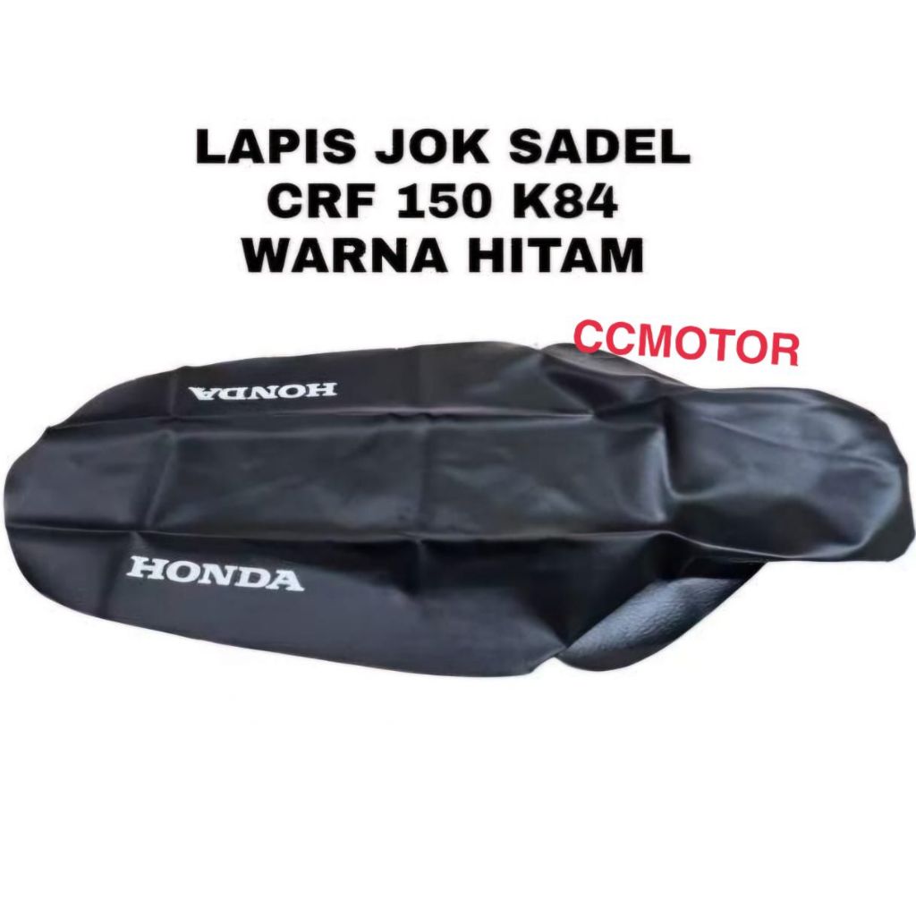 LAPIS KULIT JOK SADEL JOK CRF 150 K84 WARNA HITAM