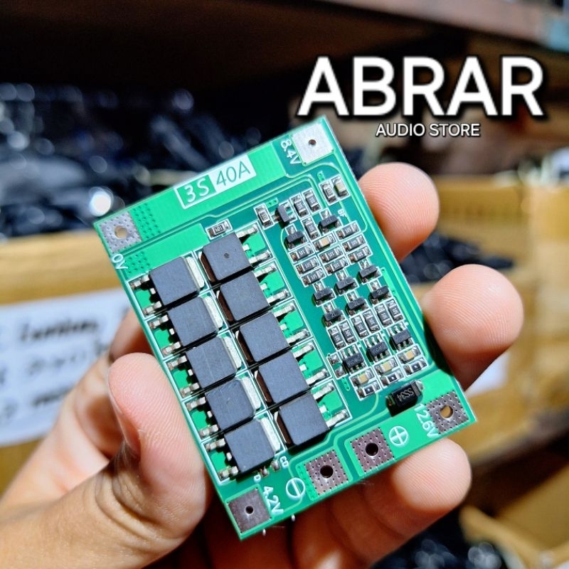 BMS 3S 40A BATTERY LITHIUM 18650 CHARGER Li-ion MODUL BMS 3,7V