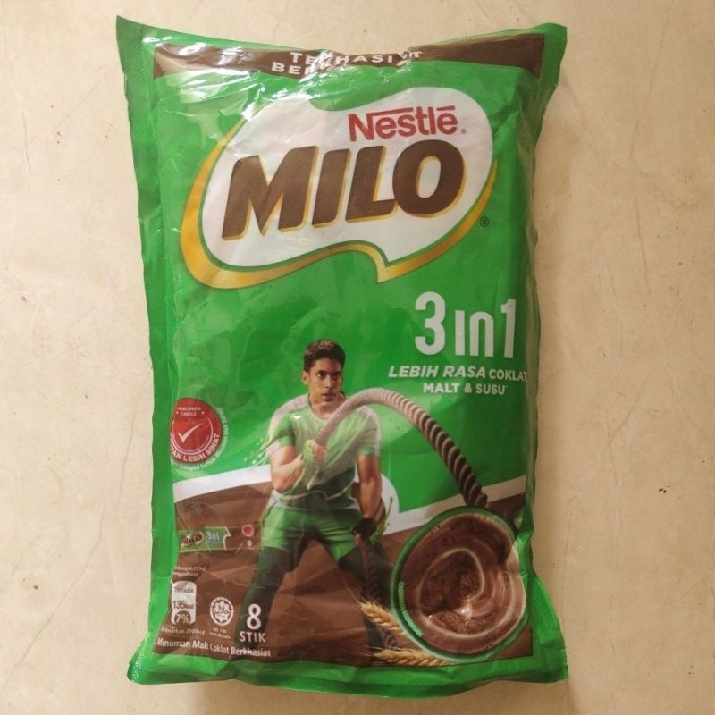 

milo 3in1malt chocolate drink 8 sachet