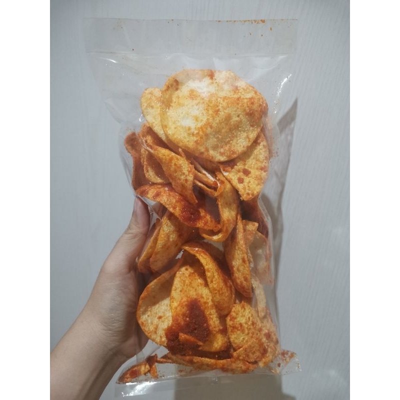 

Kerupuk Opak Balado Bulat Khas Padang