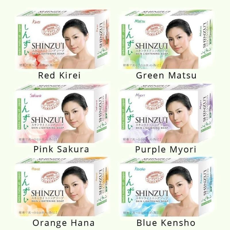 SABUN MANDI BATANG SHINZUI 80 GRAM SHINSUI BAR SOAP HANA KENSHO KIREI MATSU MYORI SAKURA SINZUI SINZ