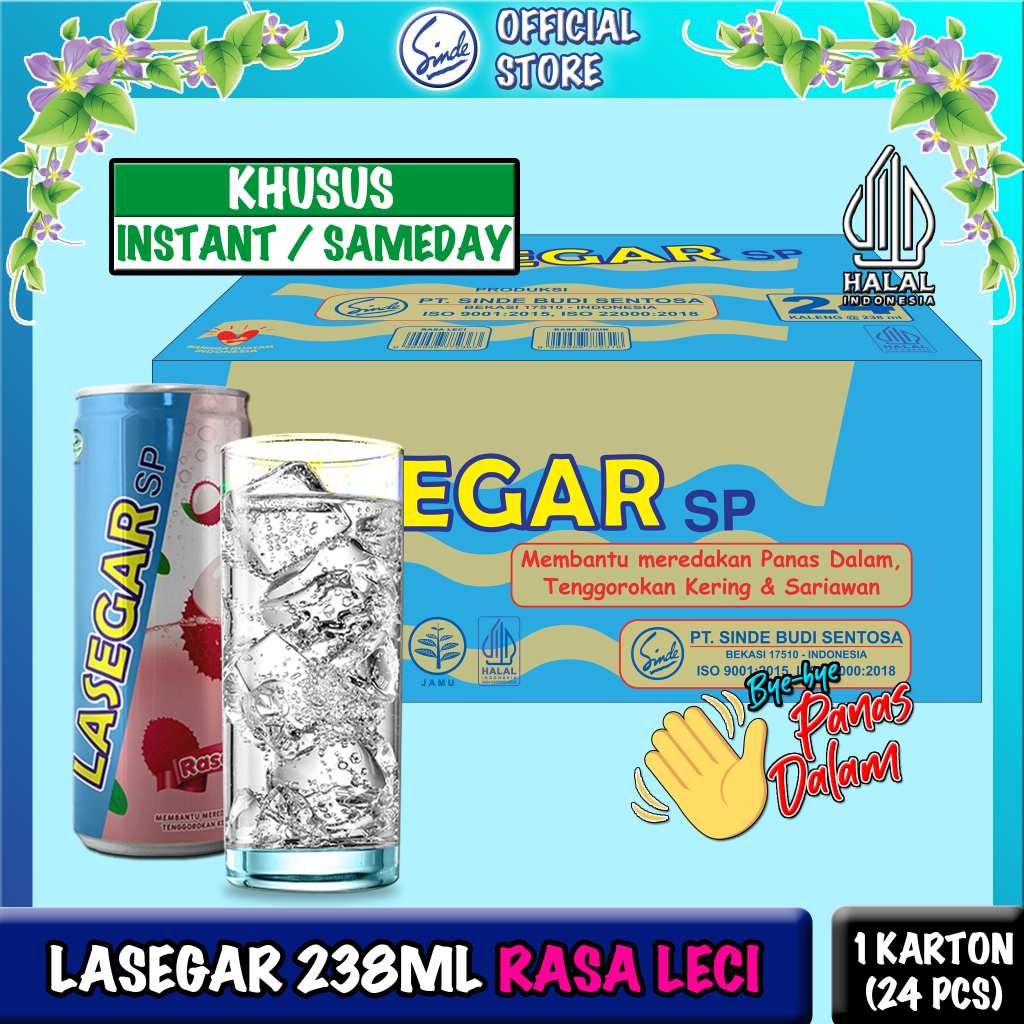 

INSTANT / SAMEDAY - CARTON: LASEGAR 238ML LECI