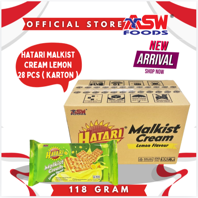 

Hatari Malkist Cream Lemon - 28 Pcs ( Karton )