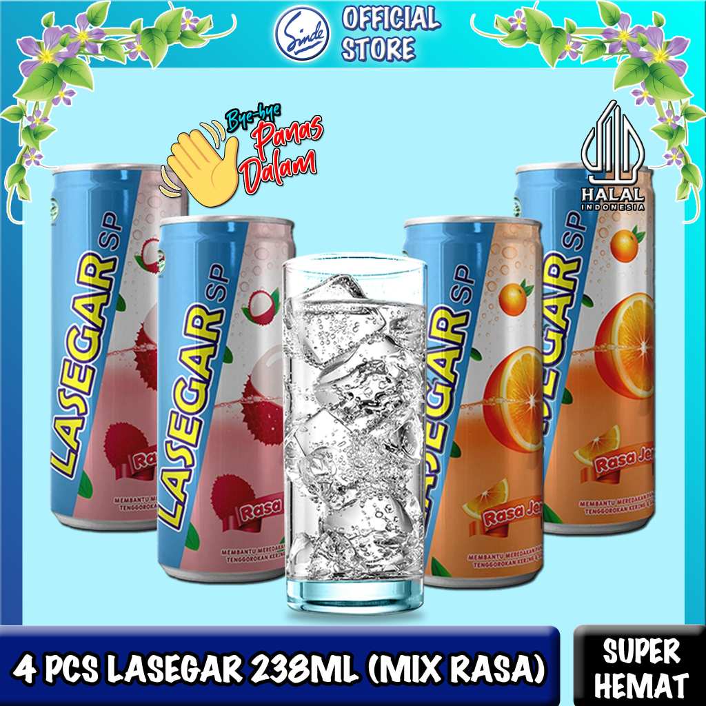 

SUPER HEMAT SERU! Paket 4pcs Lasegar 238ml/ Paket Minuman Lasegar Anak/ Minuman Panas Dalam