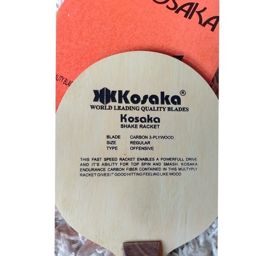 Prim Bet Carbon kayu / Prim Tenis Meja Kosaka Carbon