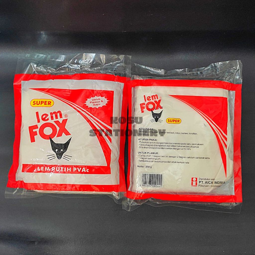 

LEM KAYU / LEM FOX PUTIH 350gr MERAH