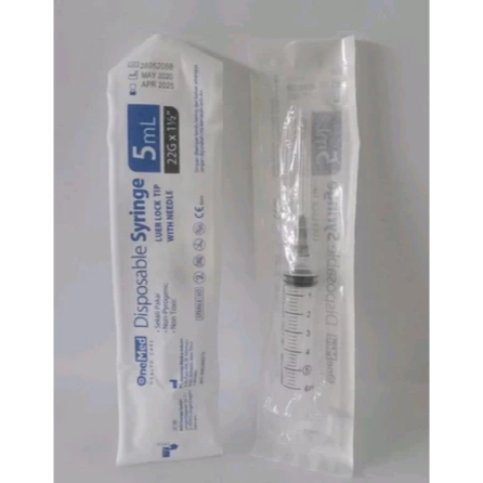 SYRINGE 5CC ONEMED ECER SPUIT 5ML