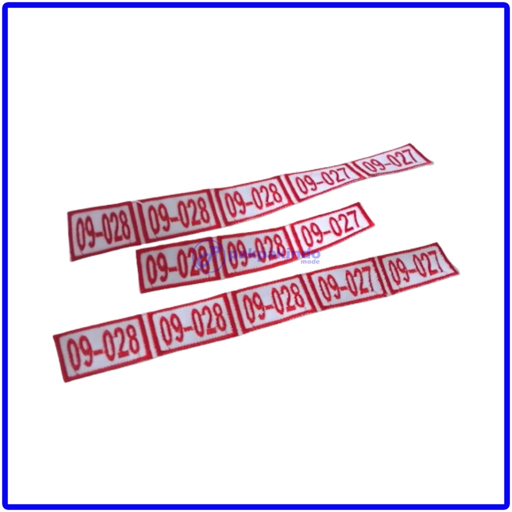 

PER 3 PCS / LOGO BORDIR GUDEP SEKOLAH PRAMUKA CUSTOM / TAG
