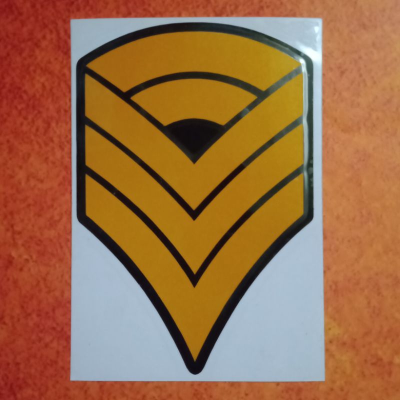 Sticker Chevron Pangkat Pelayaran