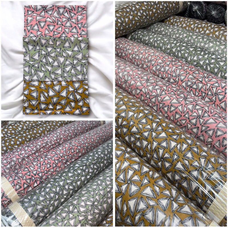 Rayon Motif Anak-Anak | Kain Katun Rayon Motif Abstrak | katun Rayon Motif Bunga kecil | Rayon Motif