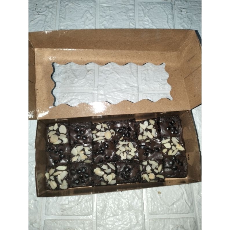 

Fudgy brownies size M