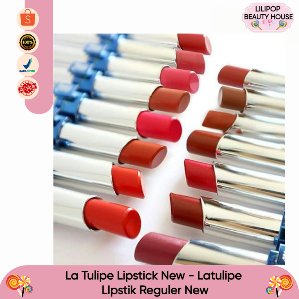 La Tulipe Lipstick New - Latulipe LIpstik Reguler New