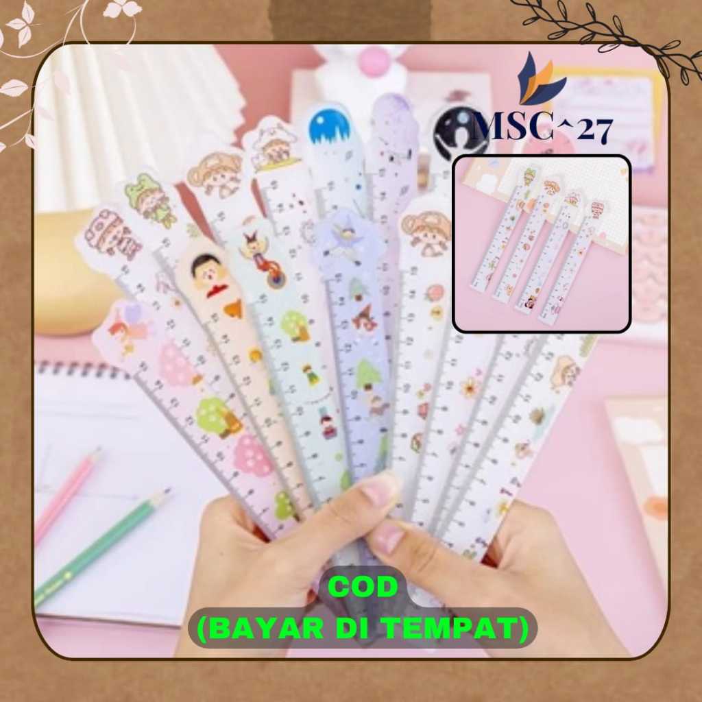 

Penggaris Karakter Lucu 15cm Penggaris 15cm Dengan Banyak Motif Lucu