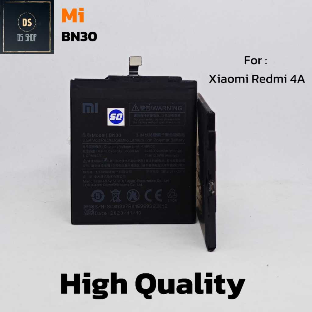 Baterai Xiaomi Xiomi Redmi 4A Redmi 4 A BN30 BN 30 Ori Oem Batrai Batre HP Original Double Power