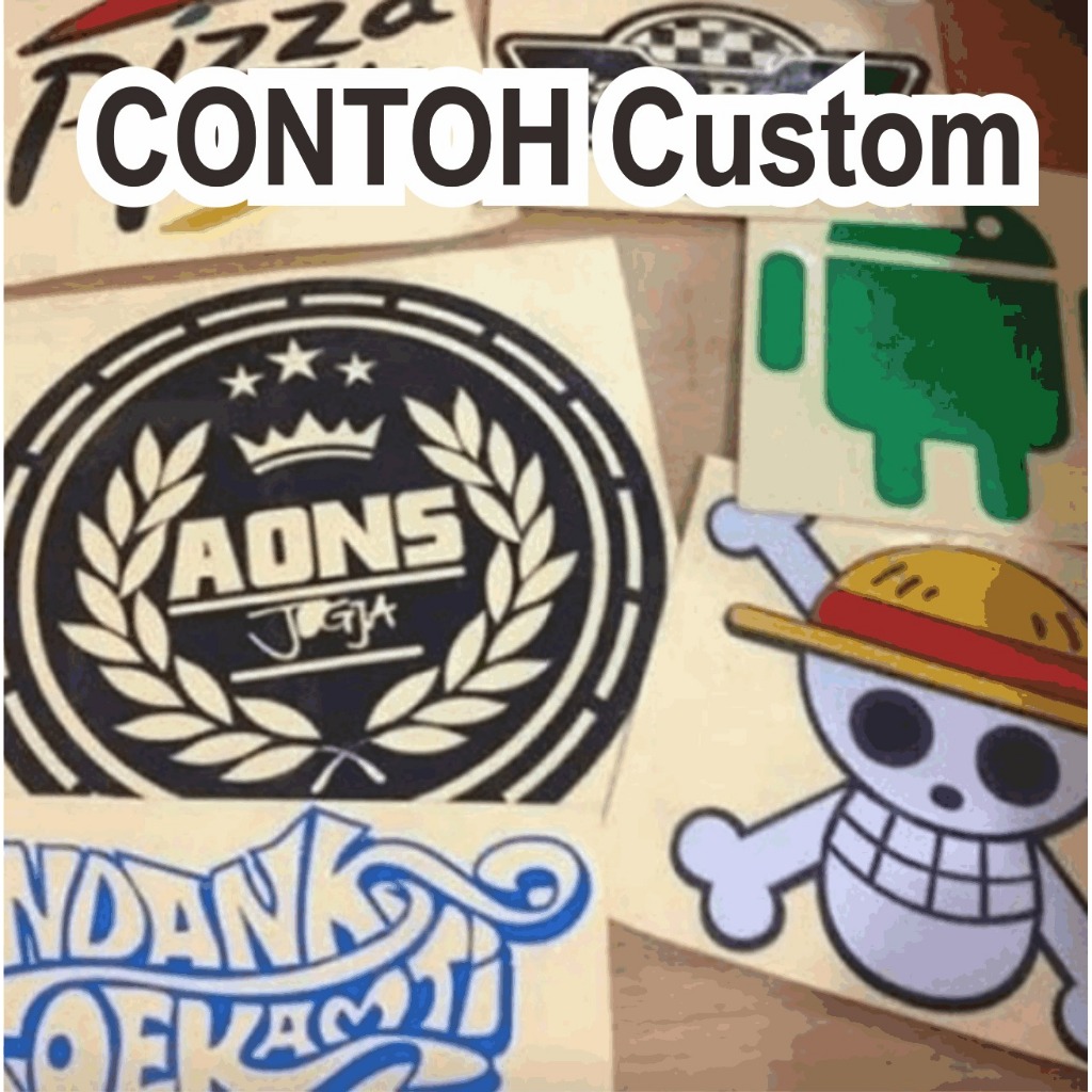 

CUTTING STICKER ORACAL CUSTOM DESIGN BEBAS 1-3 WARNA (INSTANT CEPAT JADI) - Bisa Buat Motor Mobil Sepeda Buku Handphone