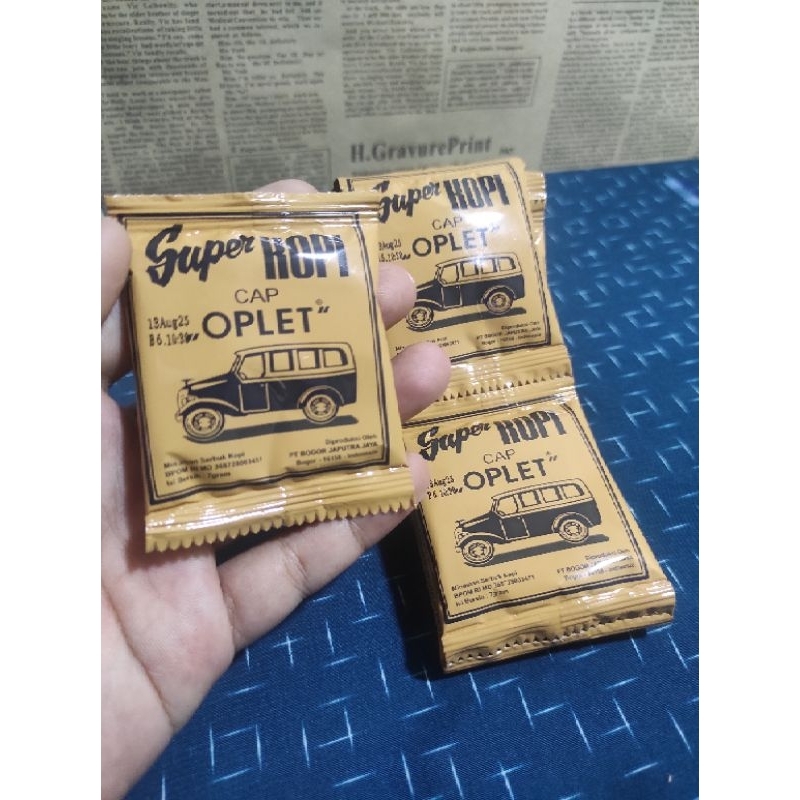 

kopi cap OPLET 7 gram x 10 sachet