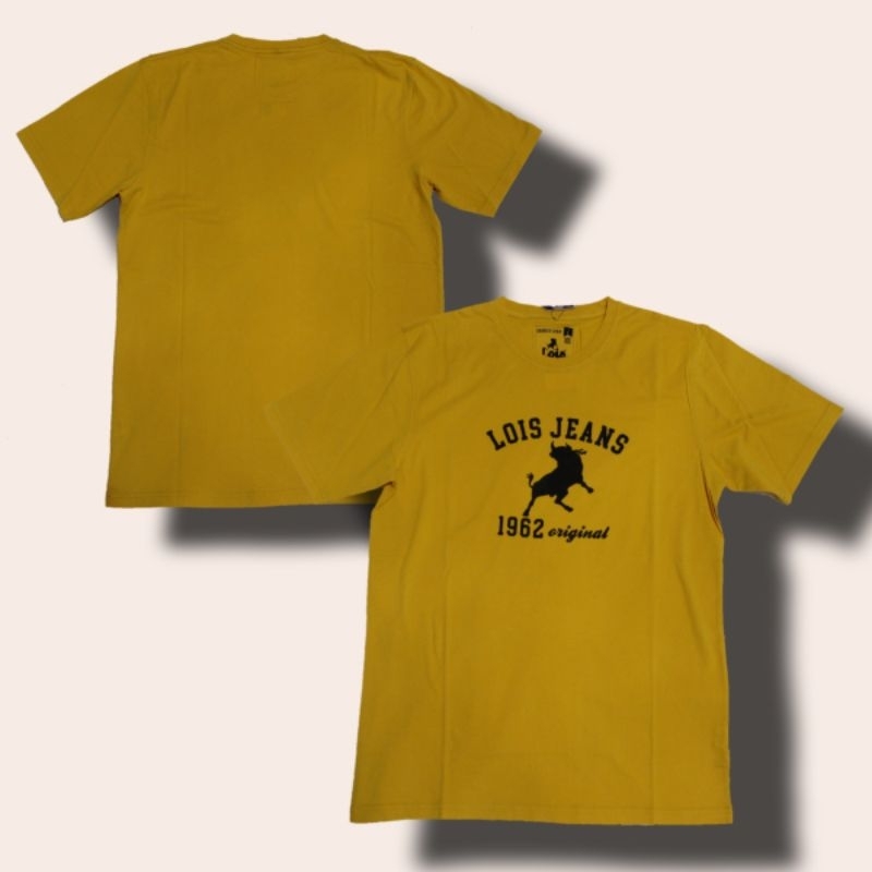 LOIS JEANS  - TSHIRT - KAOS CASUAL PRIA - LENGAN PENDEK - 100% ORIGINAL - REGULER FIT